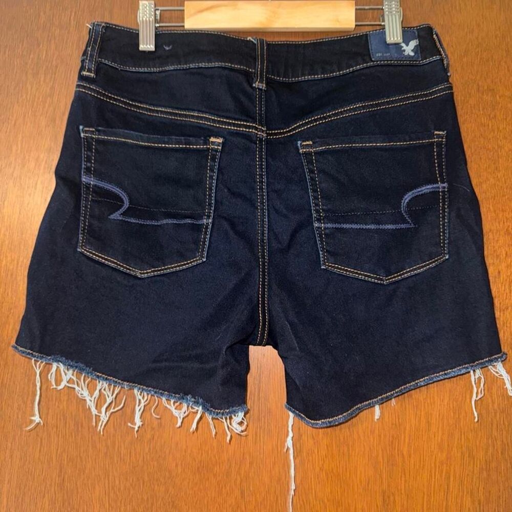 American-eagle Women's Navy and Blue Shorts - Picture 3 of 6